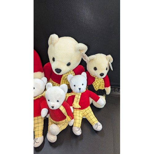 872 - A Quantity of Rupert The Bear - Plush Pals Cuddly Collectable Toys