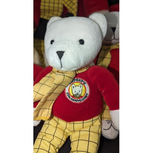 872 - A Quantity of Rupert The Bear - Plush Pals Cuddly Collectable Toys