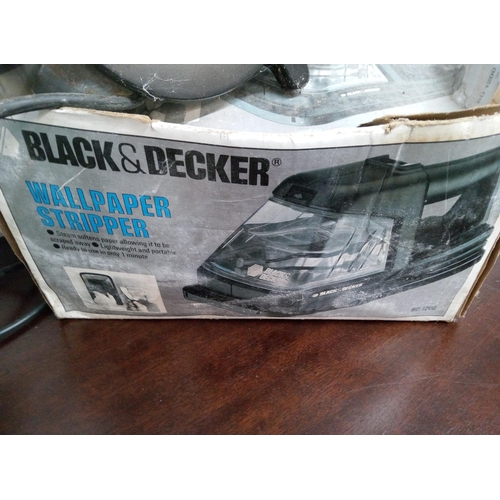 179 - Black and Decker Wallpaper Stripper with a Parkside Circular Saw and Sander.