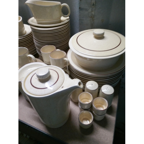 236 - Large Quantity of Poole Pottery including :- 14 Dinner Plates, 21 Medium Side Plates, 16 Medium Bowl... 