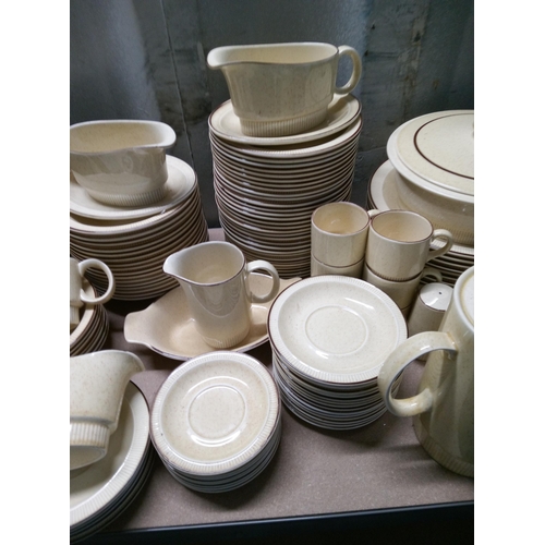 236 - Large Quantity of Poole Pottery including :- 14 Dinner Plates, 21 Medium Side Plates, 16 Medium Bowl... 