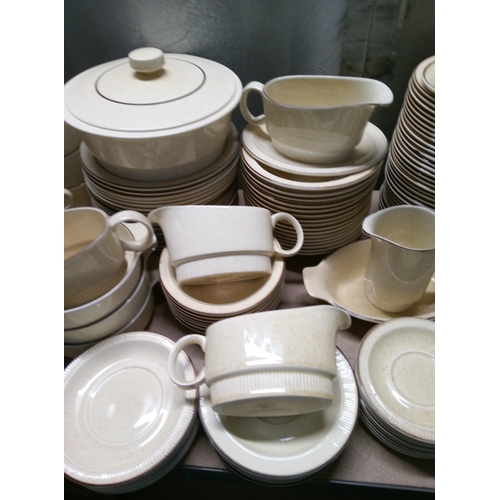 236 - Large Quantity of Poole Pottery including :- 14 Dinner Plates, 21 Medium Side Plates, 16 Medium Bowl... 