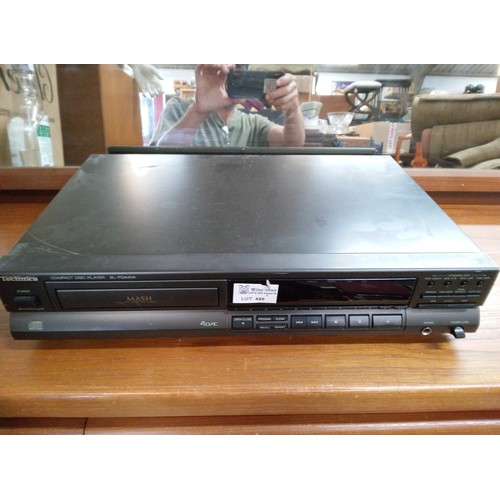 420 - A Technics compact Disc Player SL-PG440A No Power Lead.