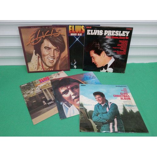 475 - Selection of Elvis Albums, Welcome To My World, Christmas Album, Love Songs and More.