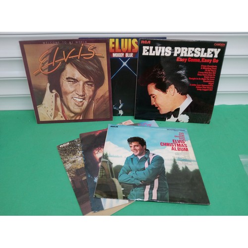 475 - Selection of Elvis Albums, Welcome To My World, Christmas Album, Love Songs and More.