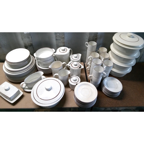 254 - Quantity of Assorted Poole Pottery including :- 11 Dinner Plates, 4 Small Dinner Plates, 7 Side Plat... 