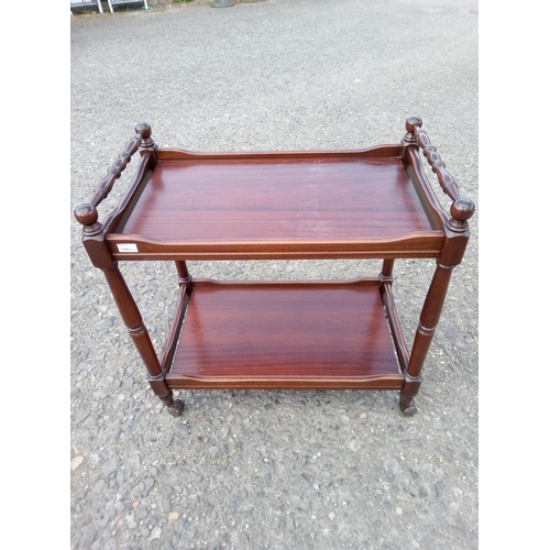 816 - Mahogany Hostess Trolley 75cm x 76cm x 45 cm