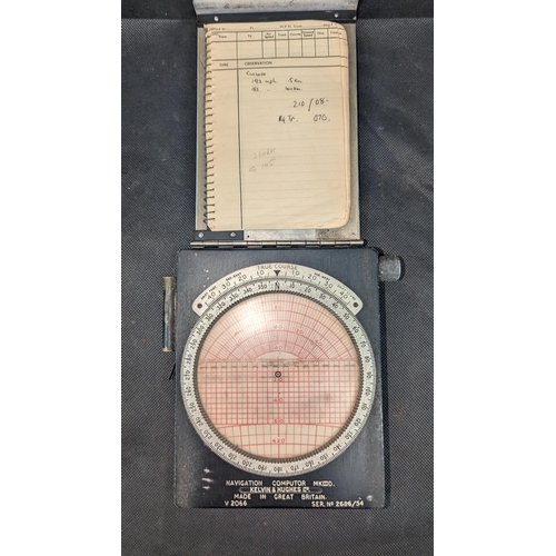 646 - An RAF I.C.A.N Calibration Navigation Computer MKIIID, Kelvin and Hughes.