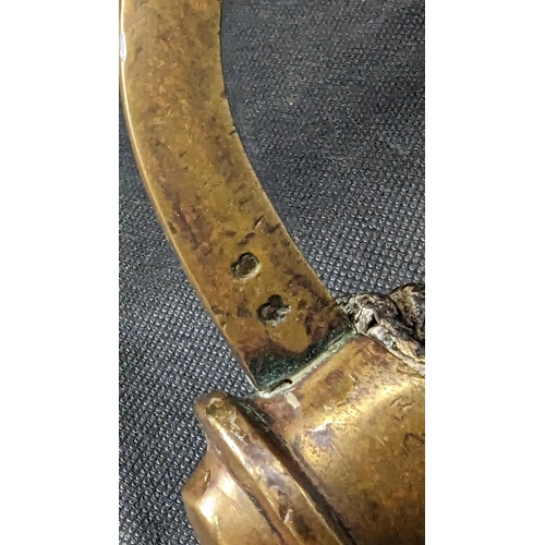 821 - A 19th Century French Model 1822 Light Cavalry Sabre with a Curved 75cm Blade Marked Soligen. Regula... 