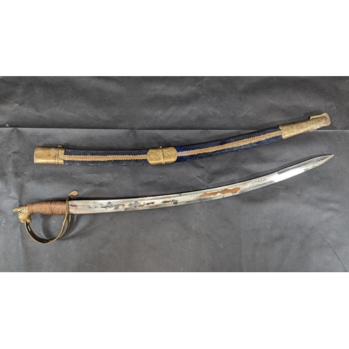 820 - An Indian Replica Sabre. Blade 66cm.