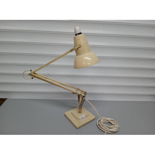 611 - Herbert Terry and Sons Ltd of Redditch Anglepoise Lamp in Cream with Square Base.