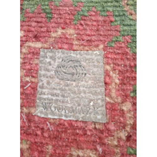 278 - Pure Wool Rug. Small burn mark and wax like residue as pictured.

293cm x 200cm