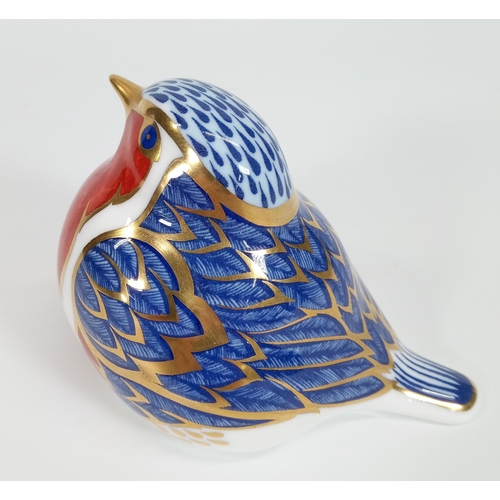 653 - A Crown Derby Robin.