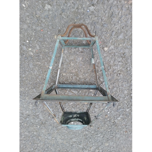 300 - Antique Outside Light Frame. No Glass.