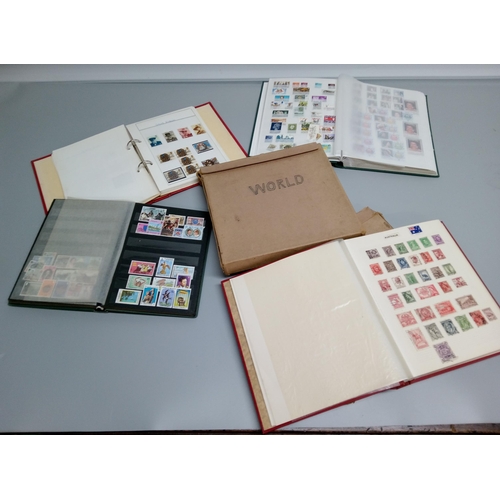 1214 - Selection of Stamps in 5 Albums.