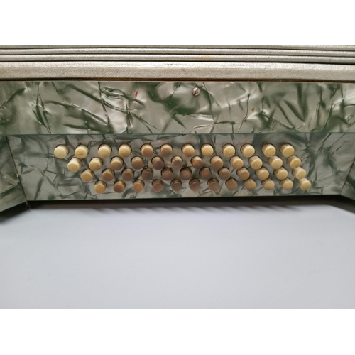 212 - Geraldo Accordion with Decorative Floral Design.