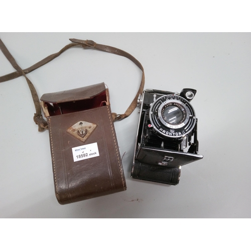 219 - Agfa Prontor II Camera in Original Leather Bag.