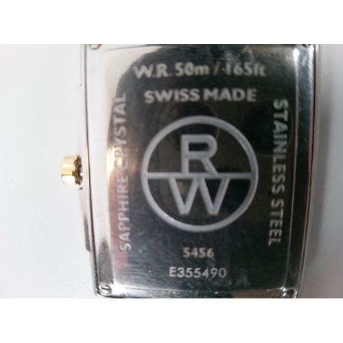 555 - Raymond Weil Gents Tank Watch with Date.