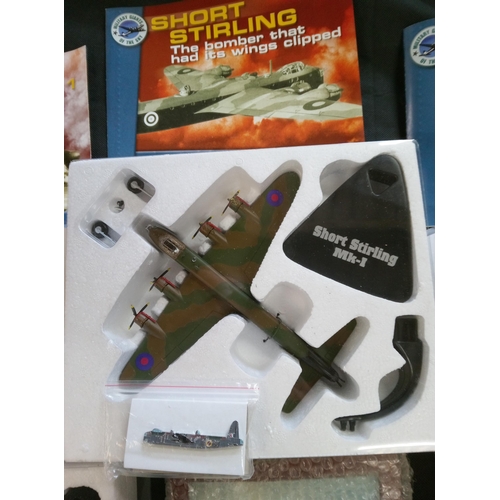 1190 - Atlas Model Planes in Original Packaging with Metal Badges including Douglas C47 Sky Train/Heinkel H... 