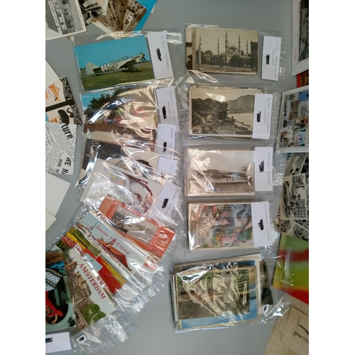 1208 - A Selection of Scrap Books, Postcards and Cards.