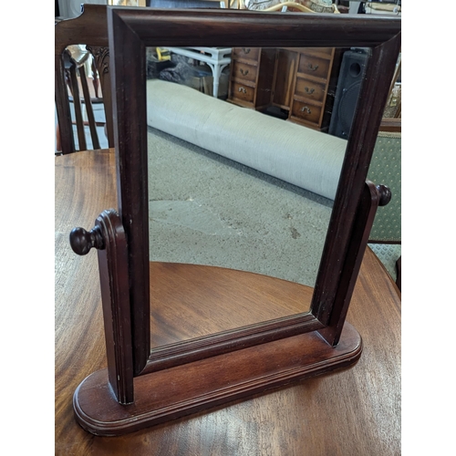 800 - A Wooden Dressing Table/Vanity Mirror.