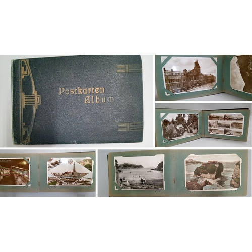 332 - An Album of Antique Postcards. Mostly British Isles, Blackpool, Penzance, Dartmoor etc.