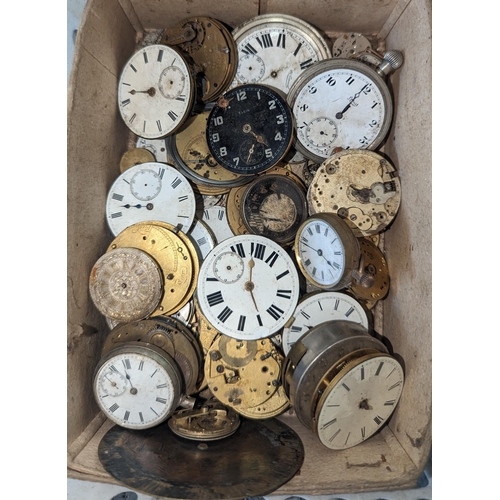 424 - An Assortment of Pocket Watch Parts etc