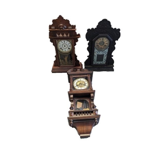 416 - An Ansonia Clock and others.