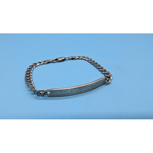 531 - A Hallmarked .925 Silver Identity Bracelet.