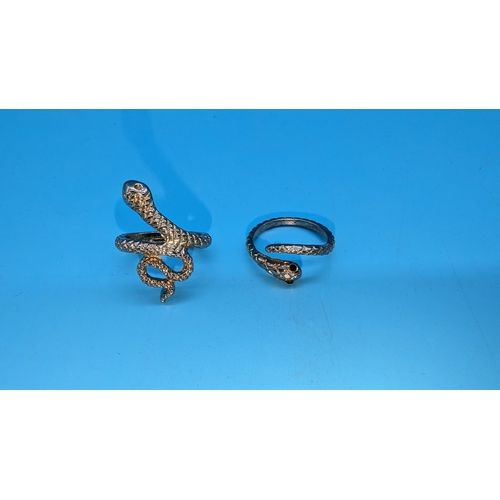 526 - 2 x Snake Rings