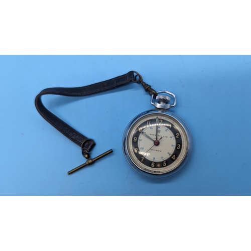 562 - A Vintage Ingersol Triumph Pocket Watch. Running.