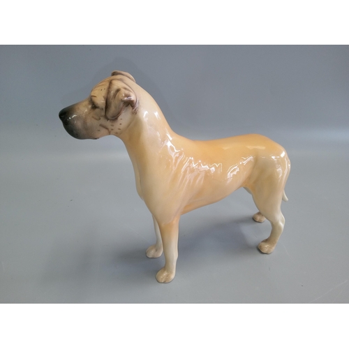 813 - A Beswick Great Dane Dog Ornament.