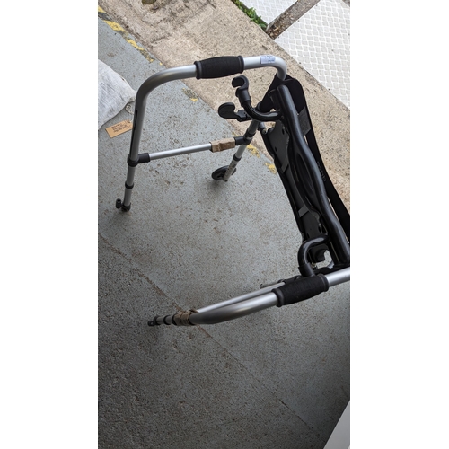 74 - A Drive Mobility Folding Walking Frame with Seat. Unused. RRP £185