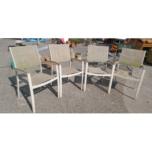 72 - A Set of 4 Garden Chairs.