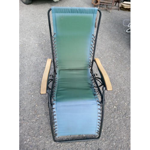 58 - A Reclining Outdoor Chair.