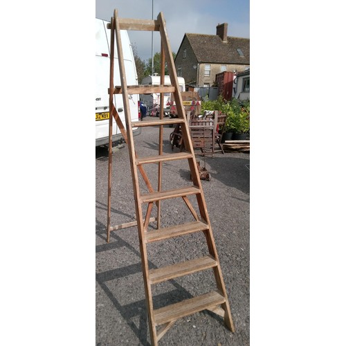 132 - A Wooden Stepladder.