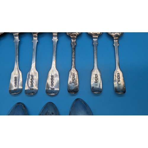 548 - A Collection of Hallmarked Silver Spoons.
180gms.