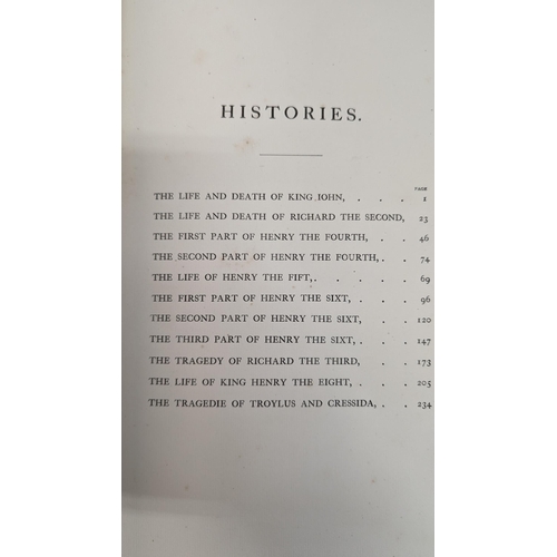 353 - National Shakespeare, a facsimilie of the text of the first Folio of 1623. Illustrated by Sir J Noel... 