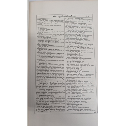 353 - National Shakespeare, a facsimilie of the text of the first Folio of 1623. Illustrated by Sir J Noel... 