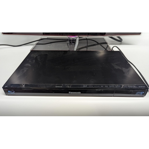 1220 - A Panasonic 3D Blu Ray Player Model SA-BTT270 (no remote). (TV Shown in Picture not included).