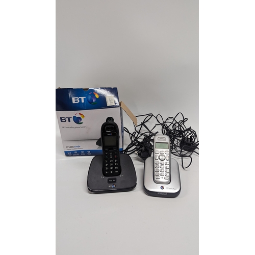 1217 - A BT 1000 Single Digital Cordless Phone and another.