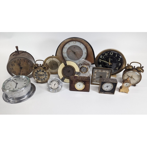 436 - An Assortment of Vintage Alarm Clocks.