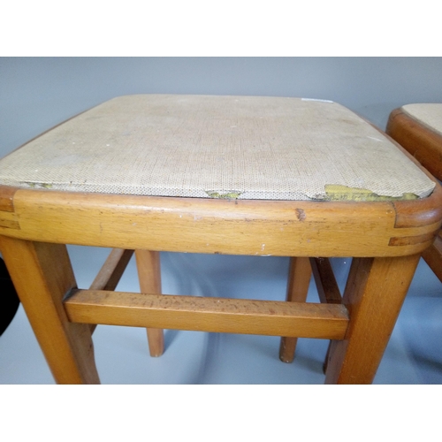 623 - A Pair of Vintage Kitchen Stools.