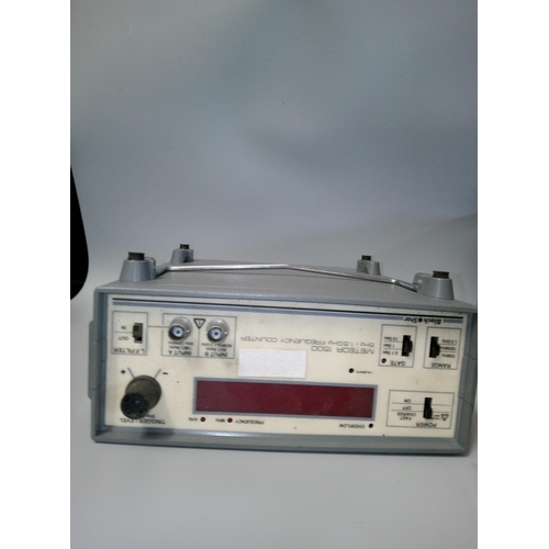 126A - Leader LBO-524 Oscilloscope Meteor 1500 Frequency Counter and Leader LMV-87A Millivoltmeter.