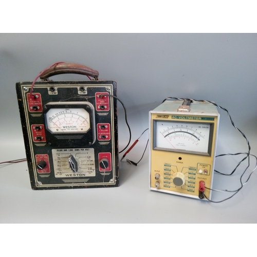 126C - Weston 772 Analyzer and Test Lab AC Voltmeter.