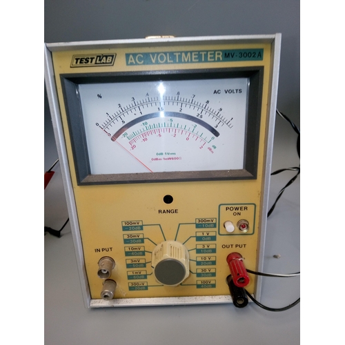 126C - Weston 772 Analyzer and Test Lab AC Voltmeter.