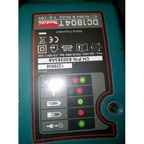 126D - Makita Drill with 2 Batteries, Charger and Case.