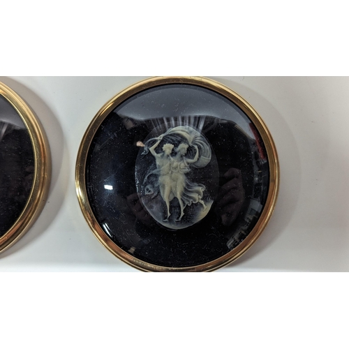 657 - A Pair of Peter Bates Cameo Miniatures.