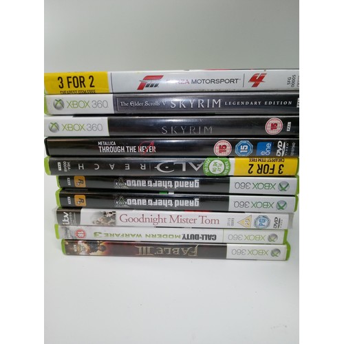 1201 - An Xbox 360 and Games.