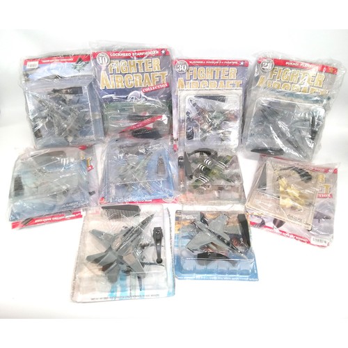 1192 - A Collection of Die Cast Model Warplanes in Packets. Modern Fighters.